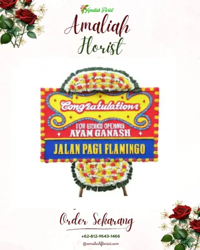 Bunga Papan Congratulation di Kasimpar